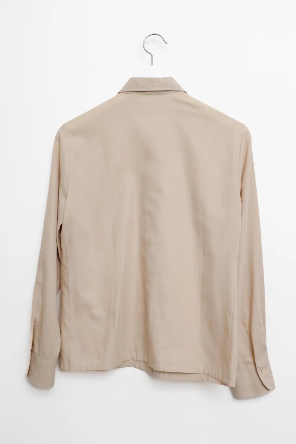 0066_BEIGE VINTAGE SLIM SHIRT