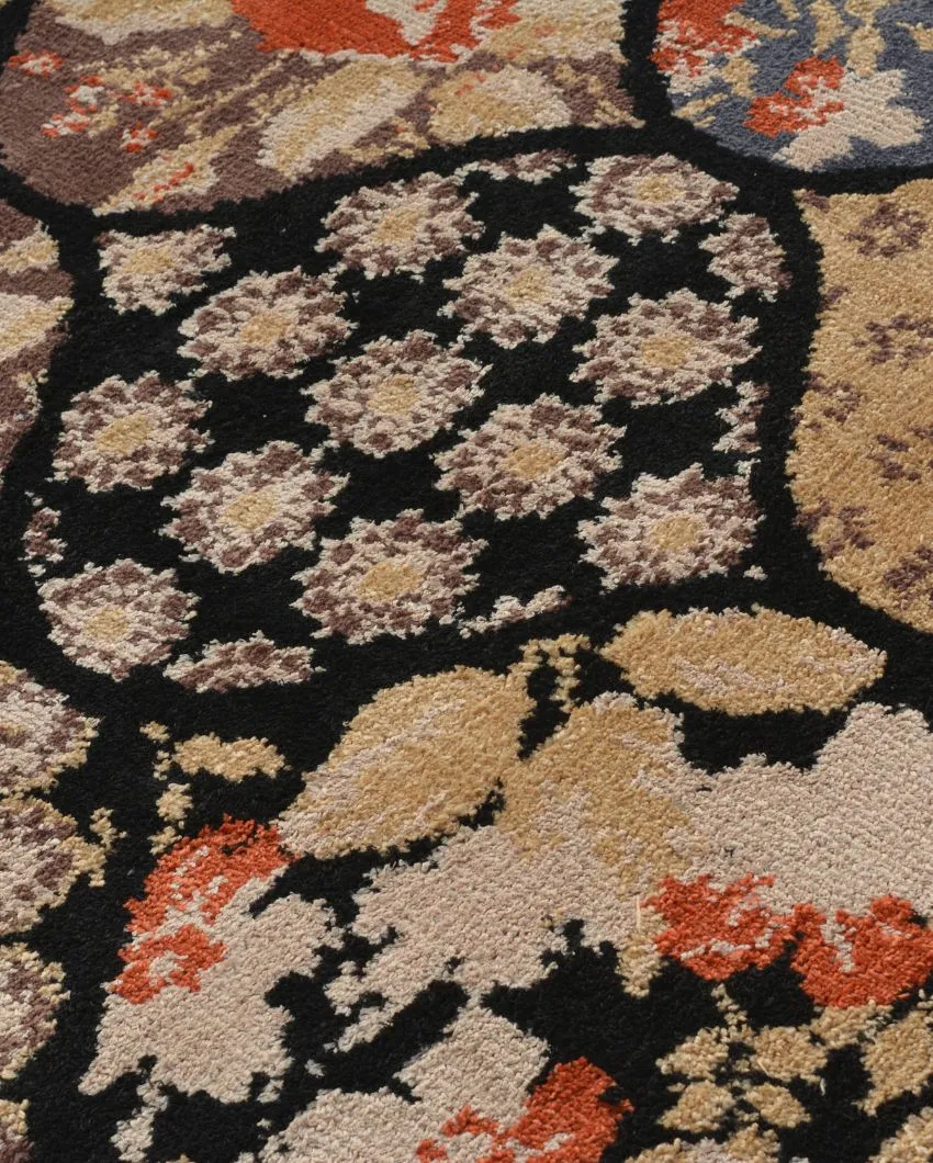 Abstract Exquisite Brown Polyester Carpet