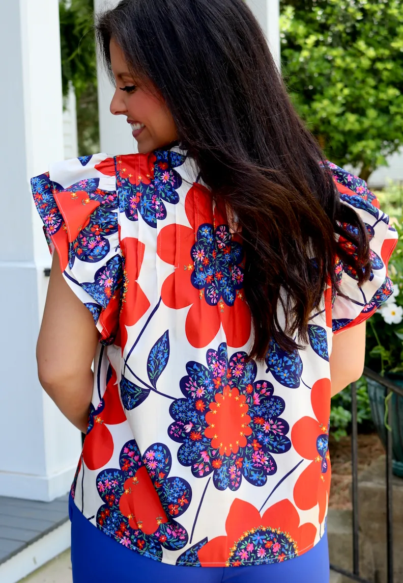 Augusta Top | Nantucket Floral