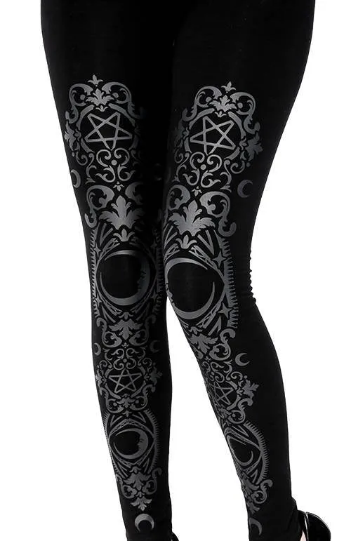 Baroque Crescent Leggings