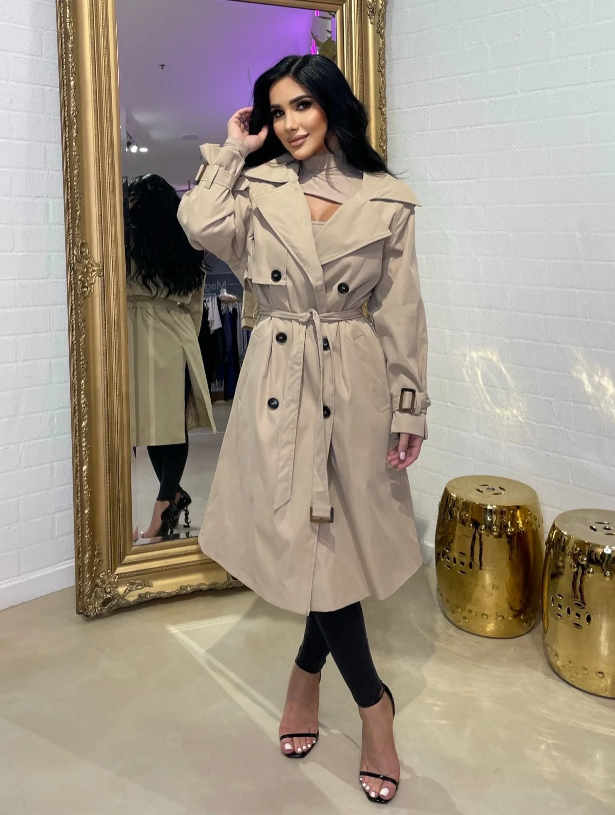 Barossa Trench Coat Beige