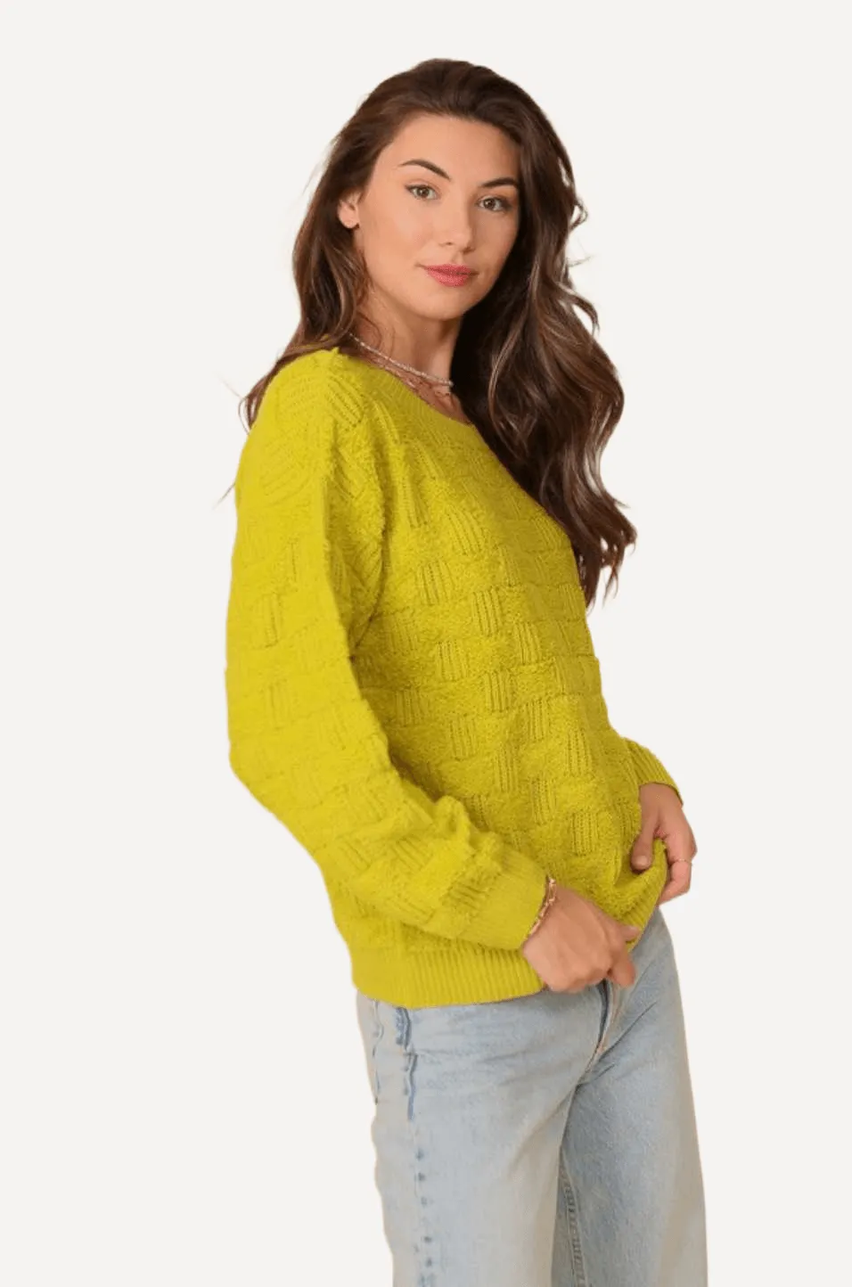 Basket Weaved Sweater