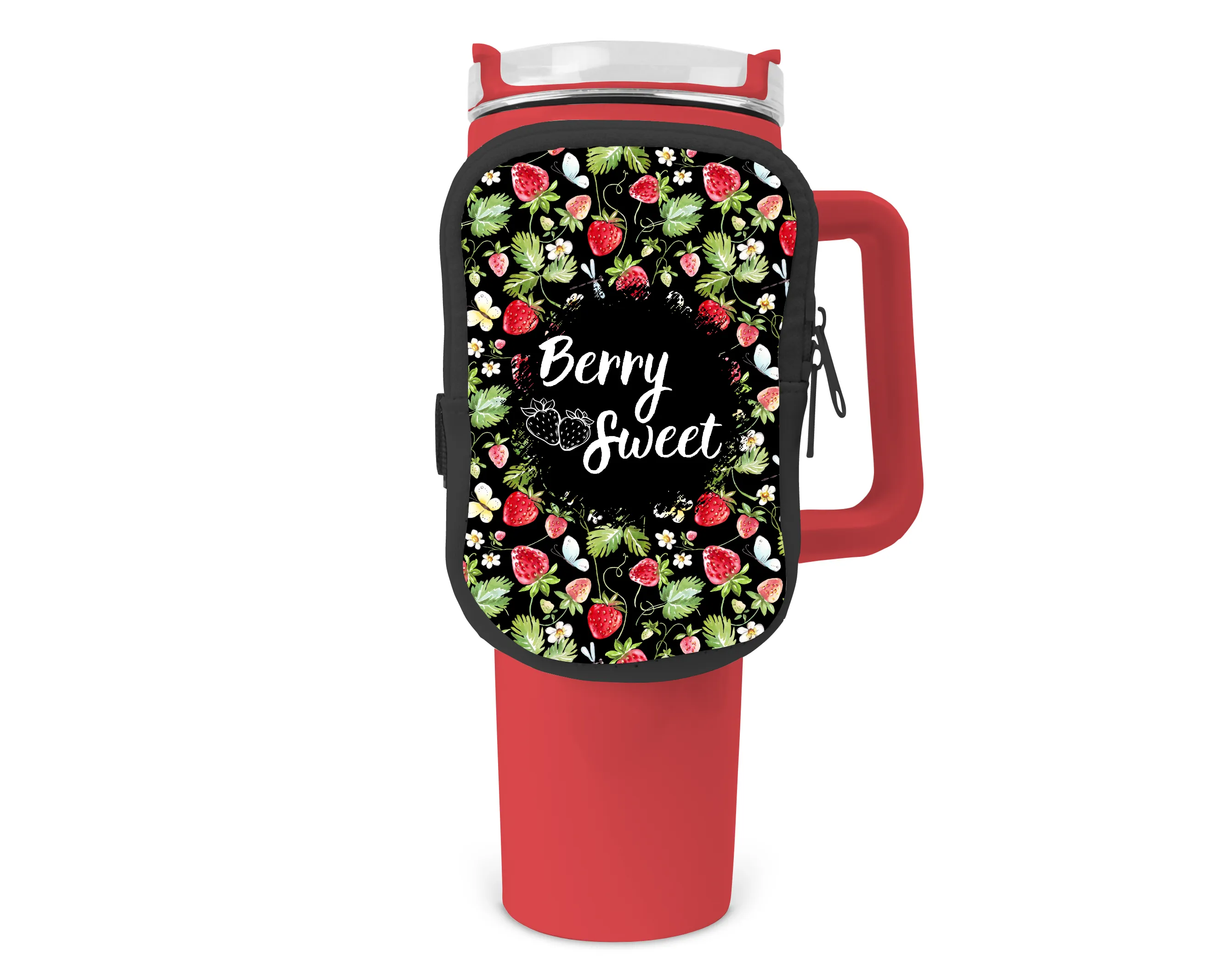 Berry Sweet Zippered Pouch/Bag For 40oz Tumbler