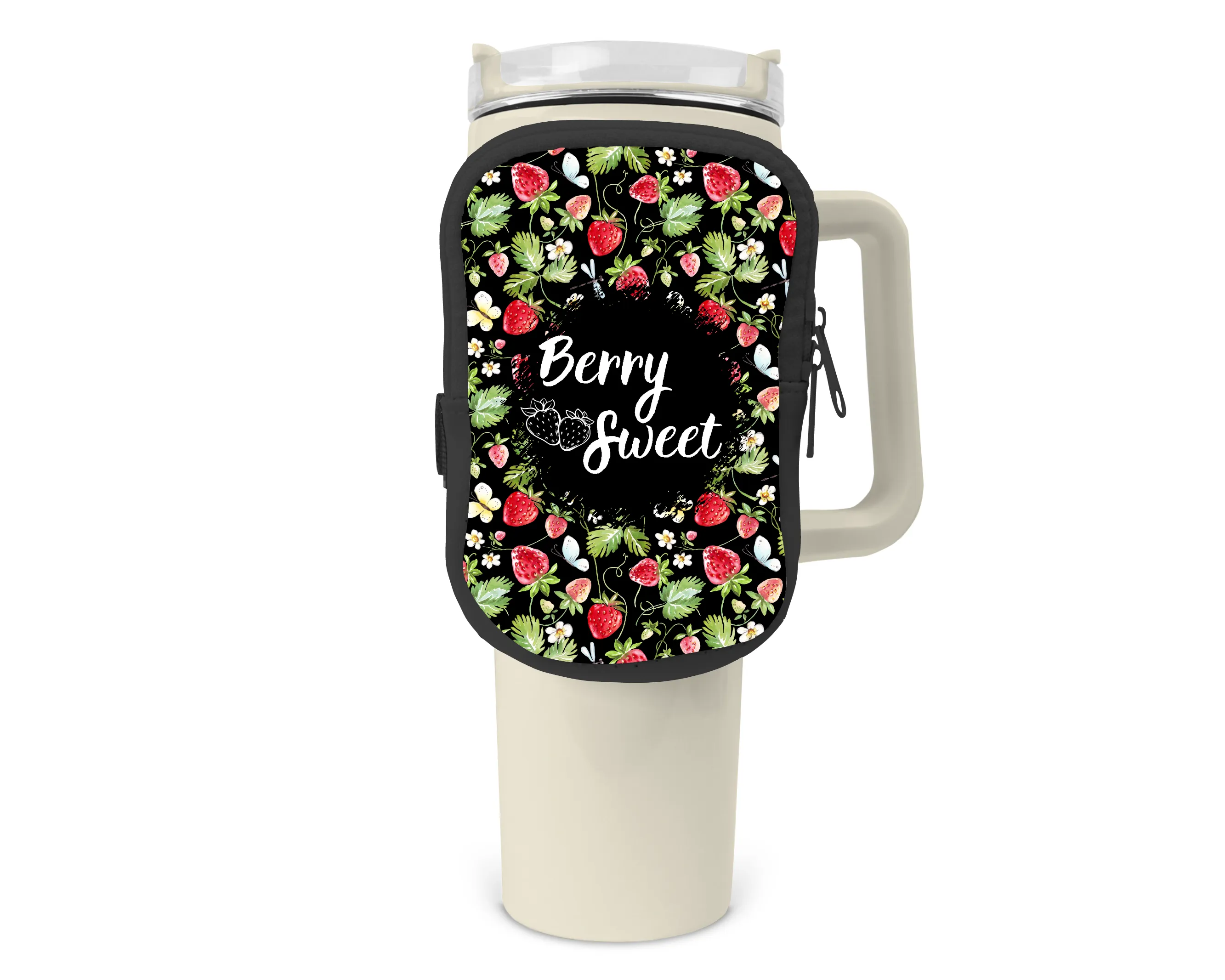 Berry Sweet Zippered Pouch/Bag For 40oz Tumbler