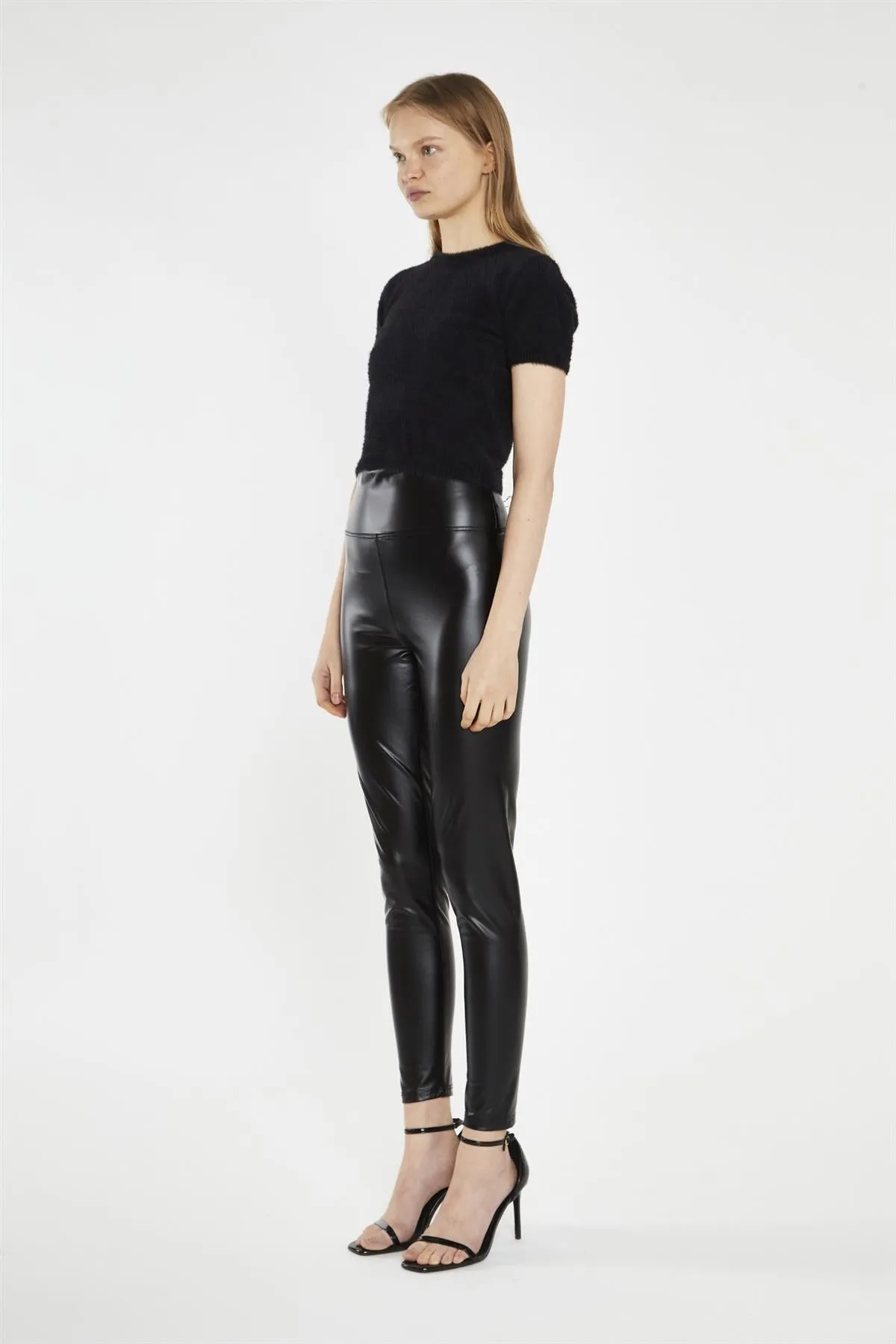 Black Bodycon-Leggings