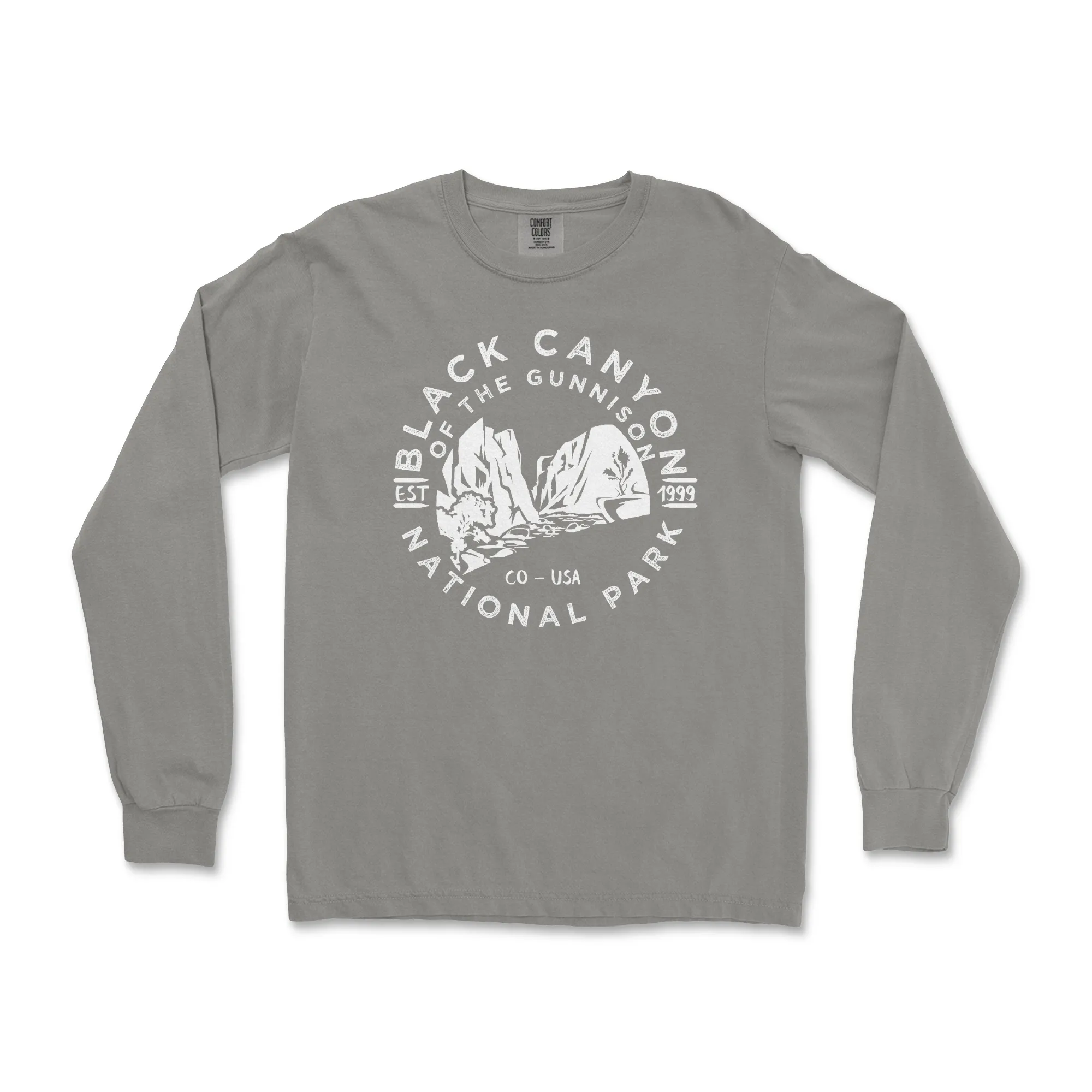 Black Canyon of the Gunnison National Park Comfort Colors Long Sleeve T Shirt