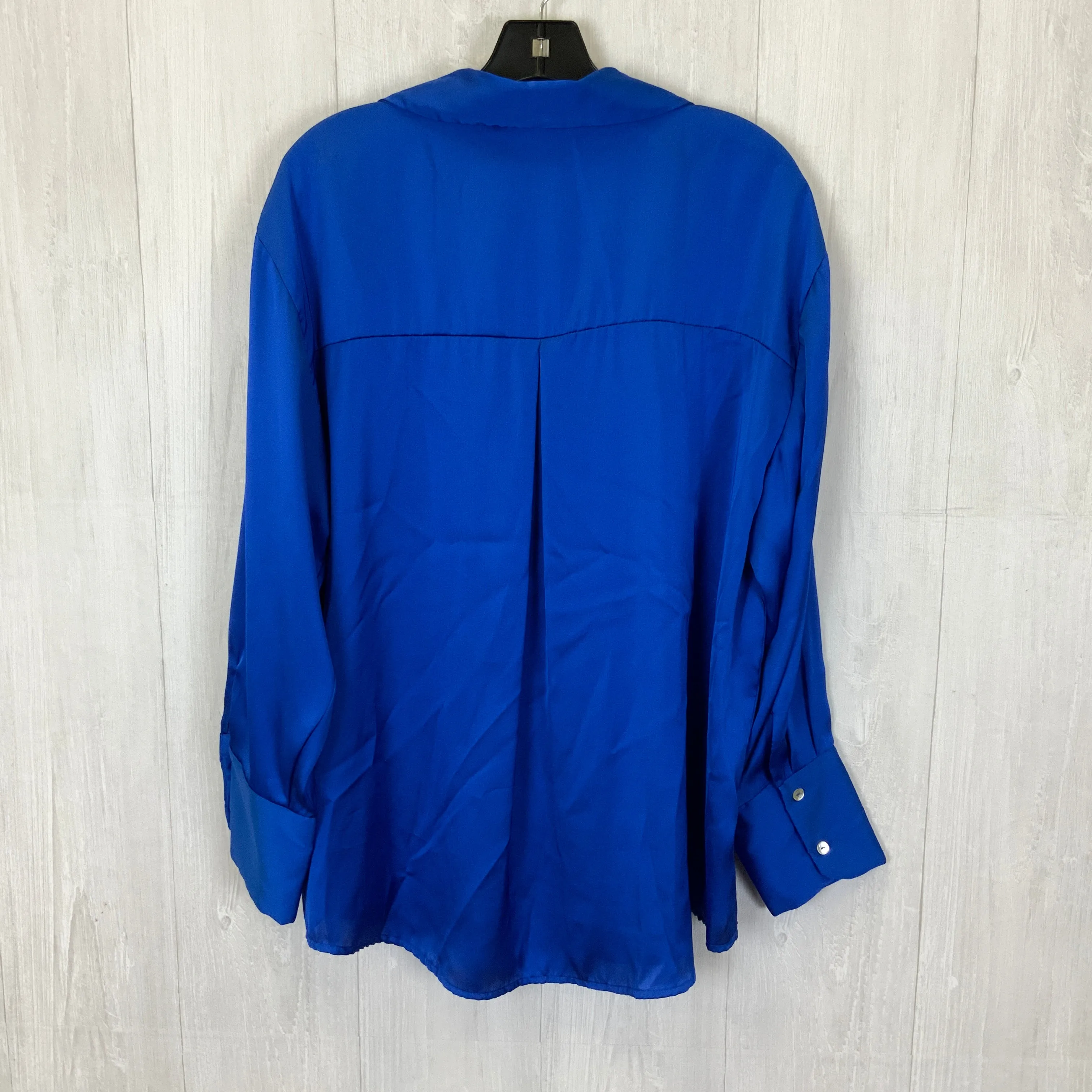 Blue Blouse 3/4 Sleeve Zara, Size Xxl