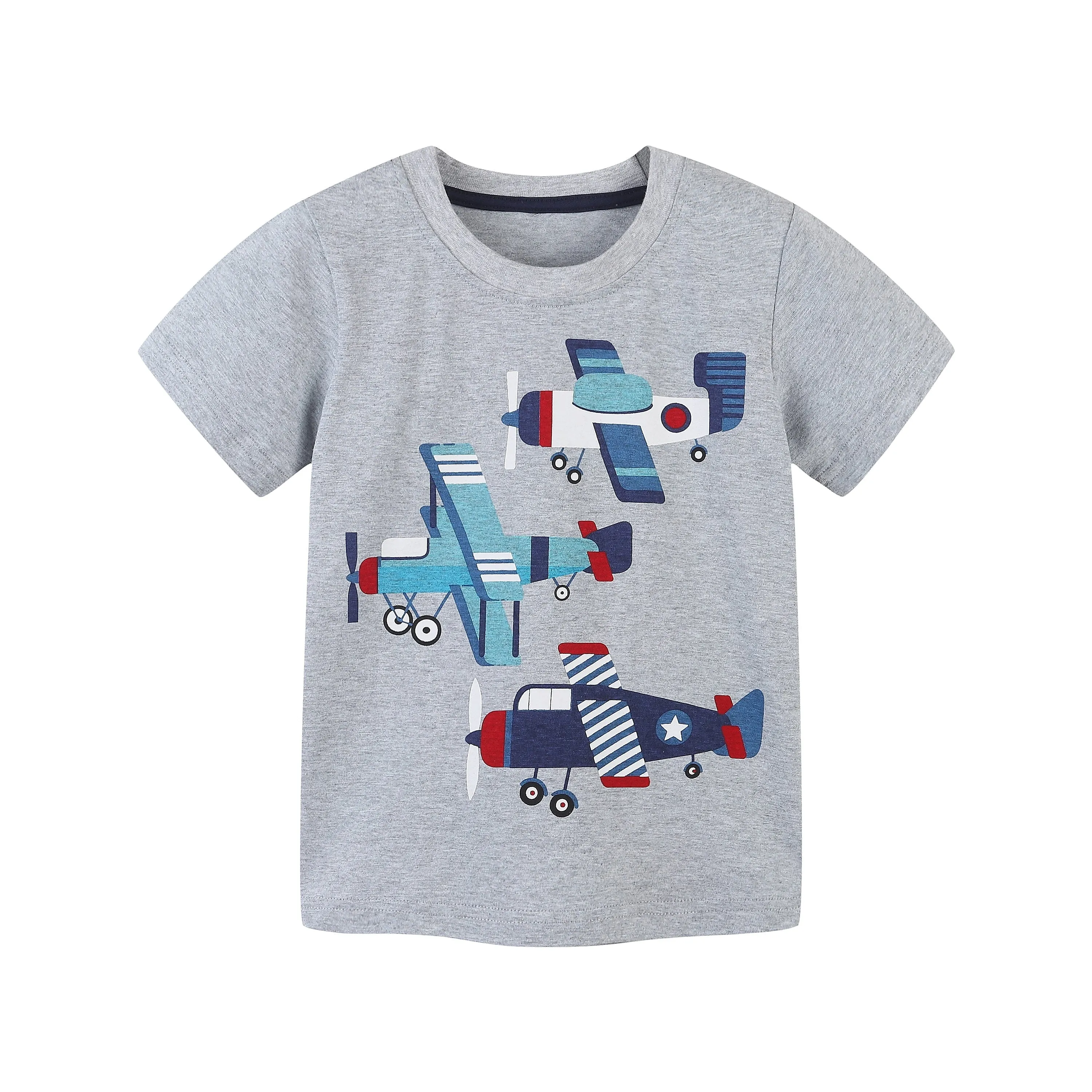 Boys Cotton T-shirts Summer Tees & Tops for Baby Boys Airplane , Rockets  | Toddler Boys T-Shirts kid Clothing Gift for Boy Outfit Pack of 3