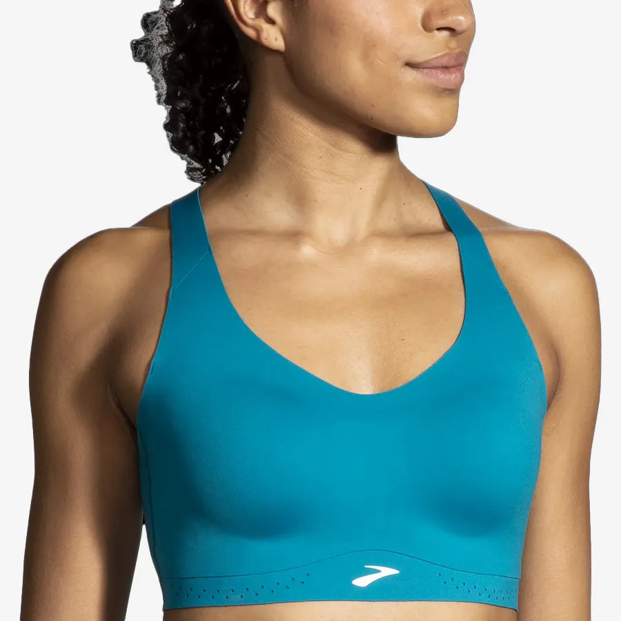 Brooks Dare Strappy Run Bra (Lagoon)