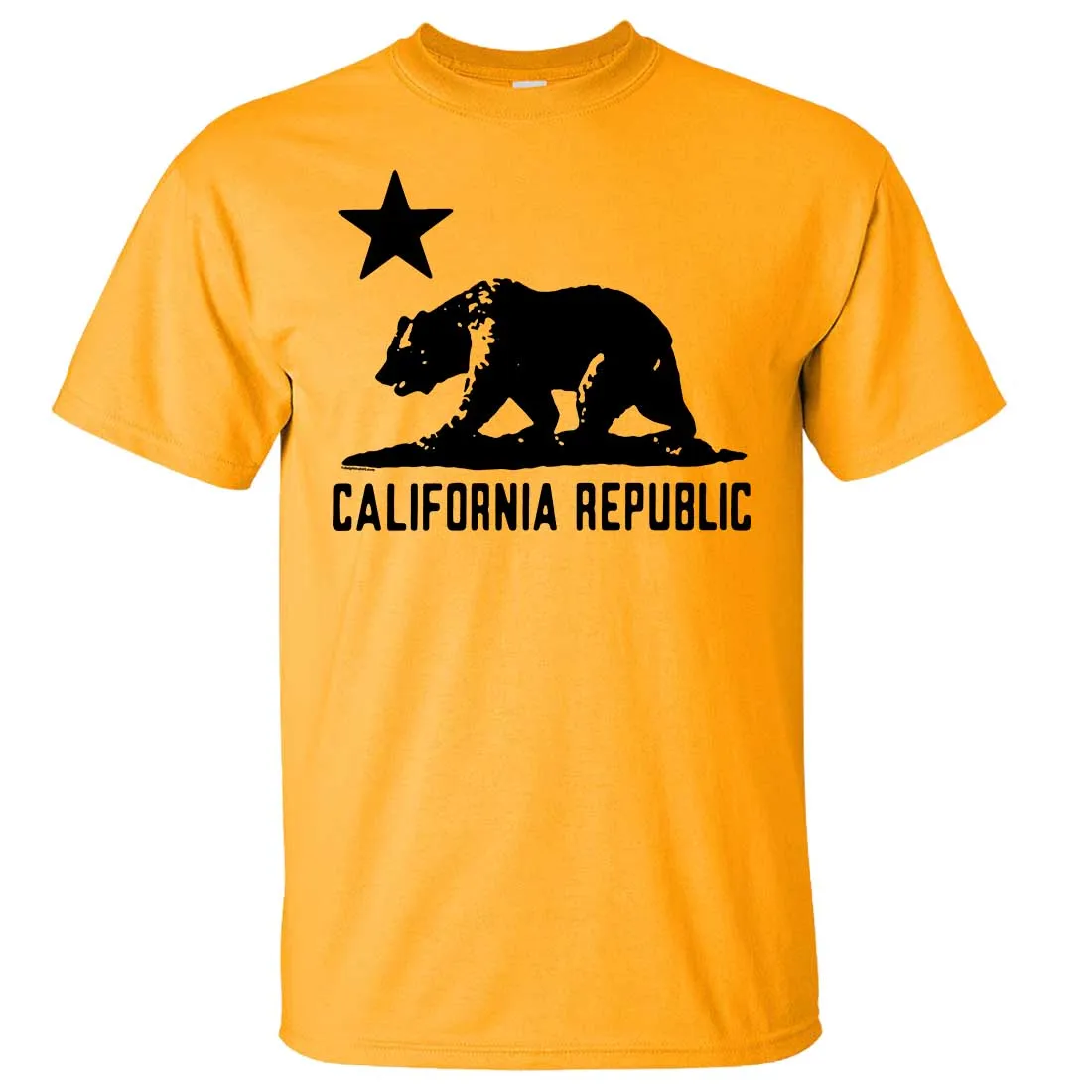 California Flag Oversized Black Silhouette T-shirt/tee