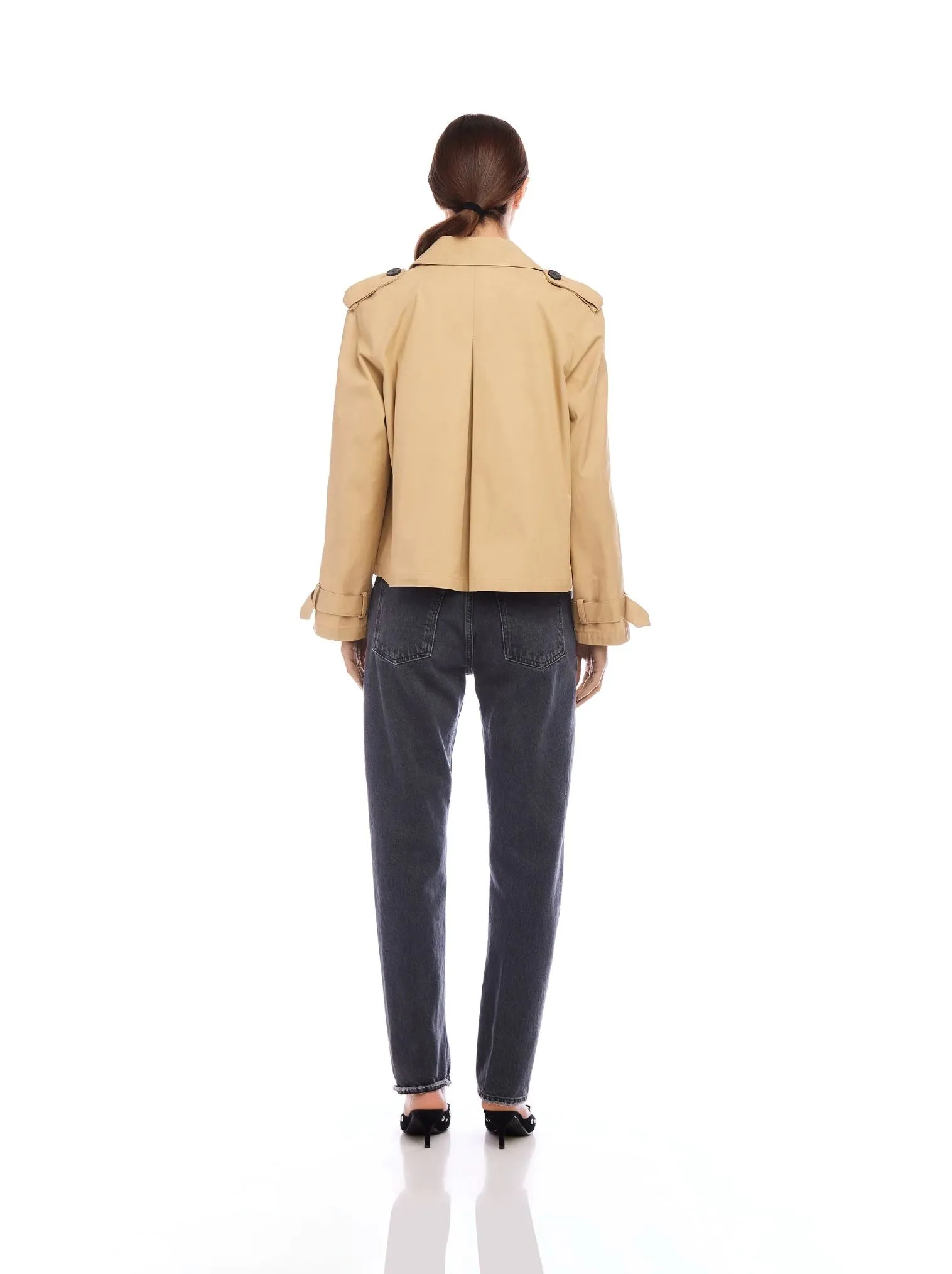 Chelsea Cropped Trench Jacket