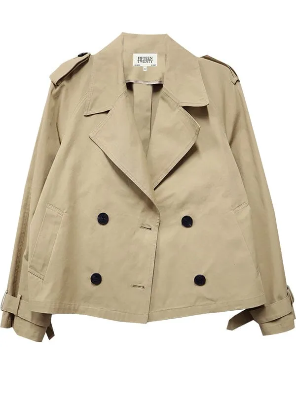 Chelsea Cropped Trench Jacket