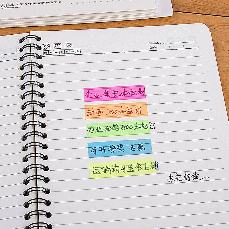 convenience paste combination notepad with pen