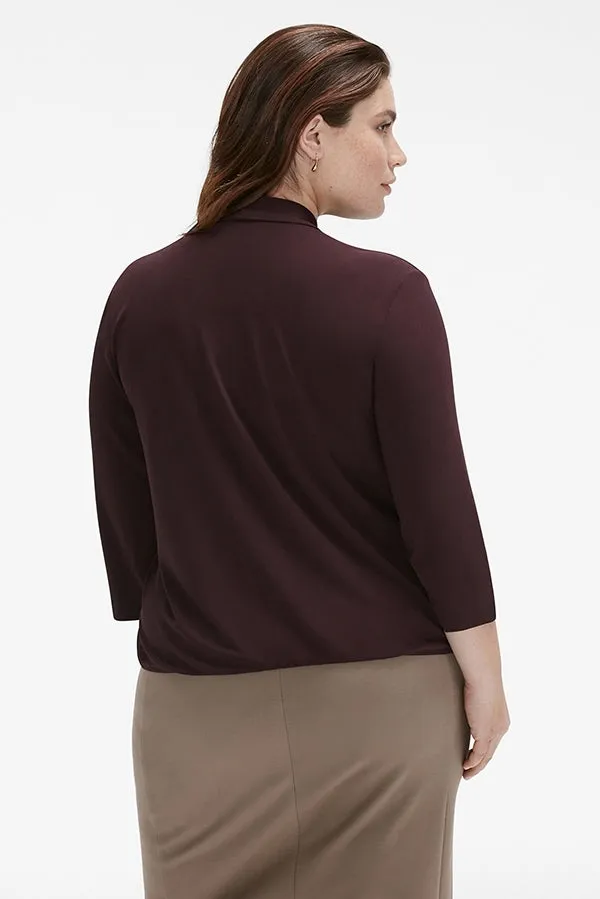 Deneuve Top :: Blackberry