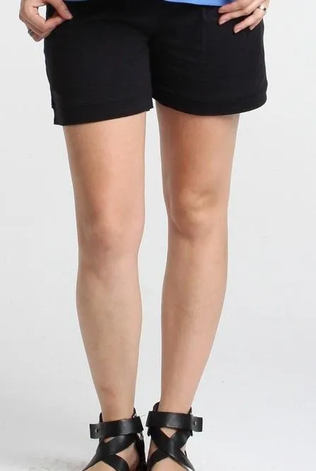 Eva Terry Maternity Shorts Culottes Black