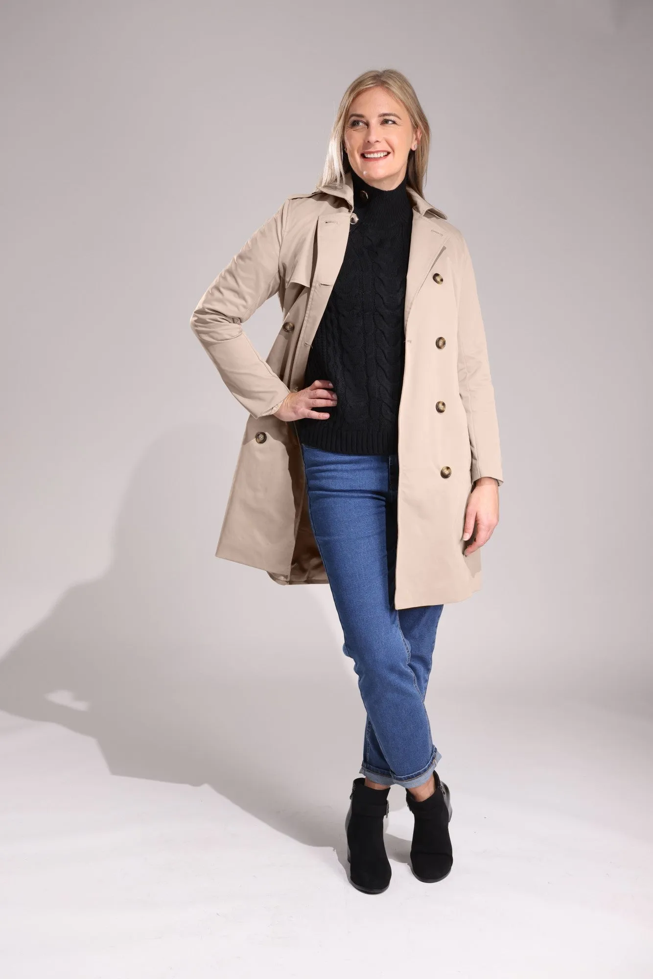 Fully lined Trench Coat | TAUPE | 4502ZZ