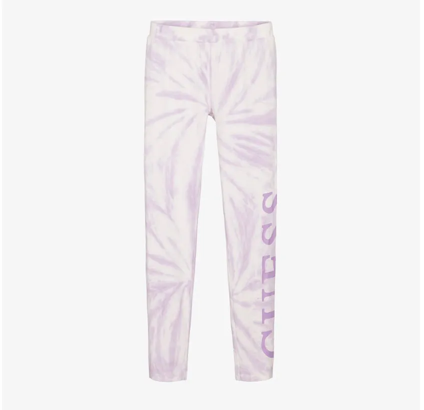 Guess Girls Lilac Tie Dye Leggings