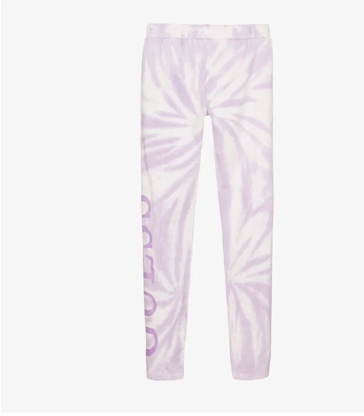 Guess Girls Lilac Tie Dye Leggings