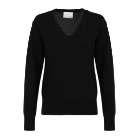 Jules Knit V-neck Sweater Onyx