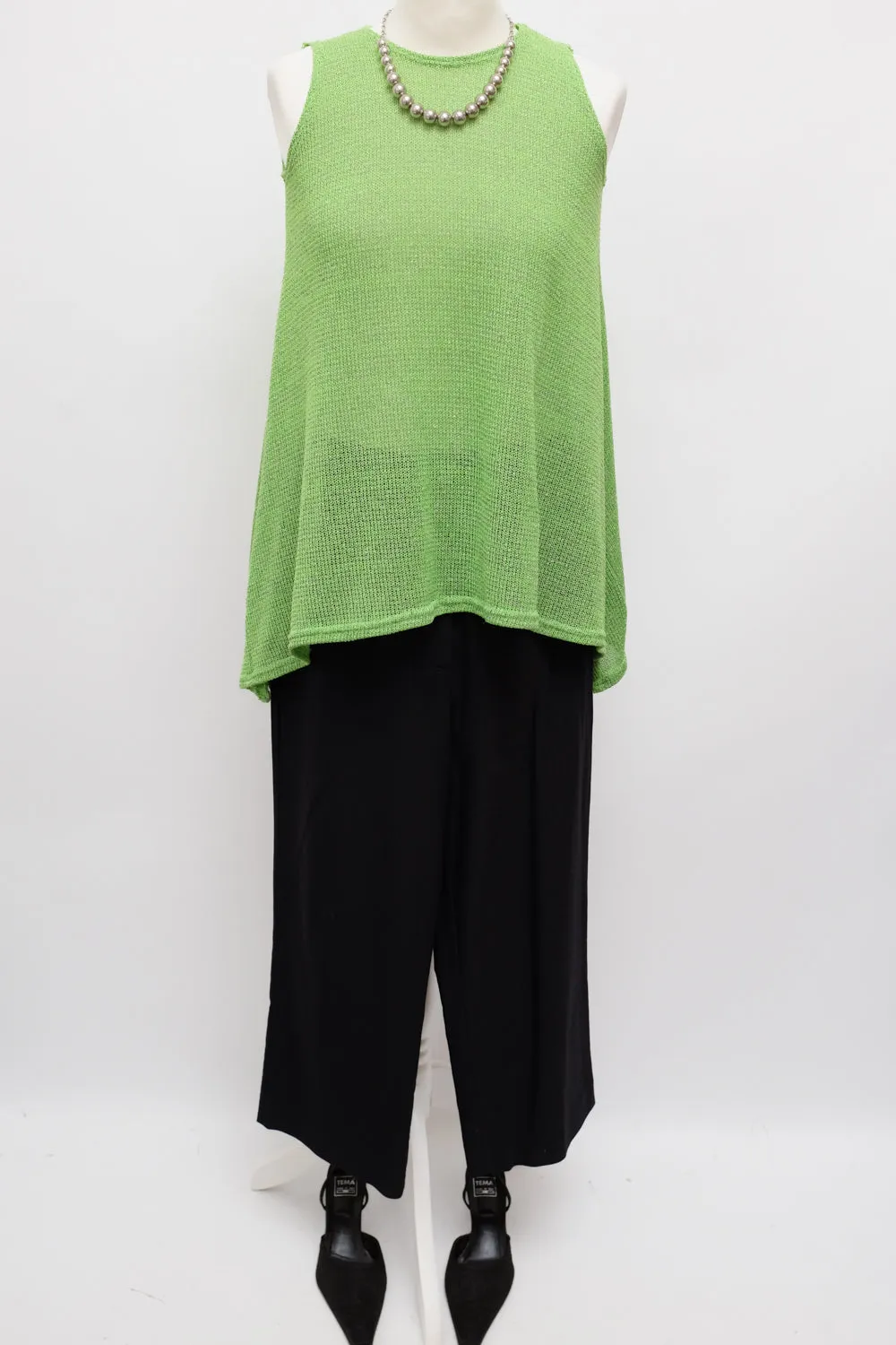 LAYER KNIT ASYMMETRICAL VISCOSE TOP