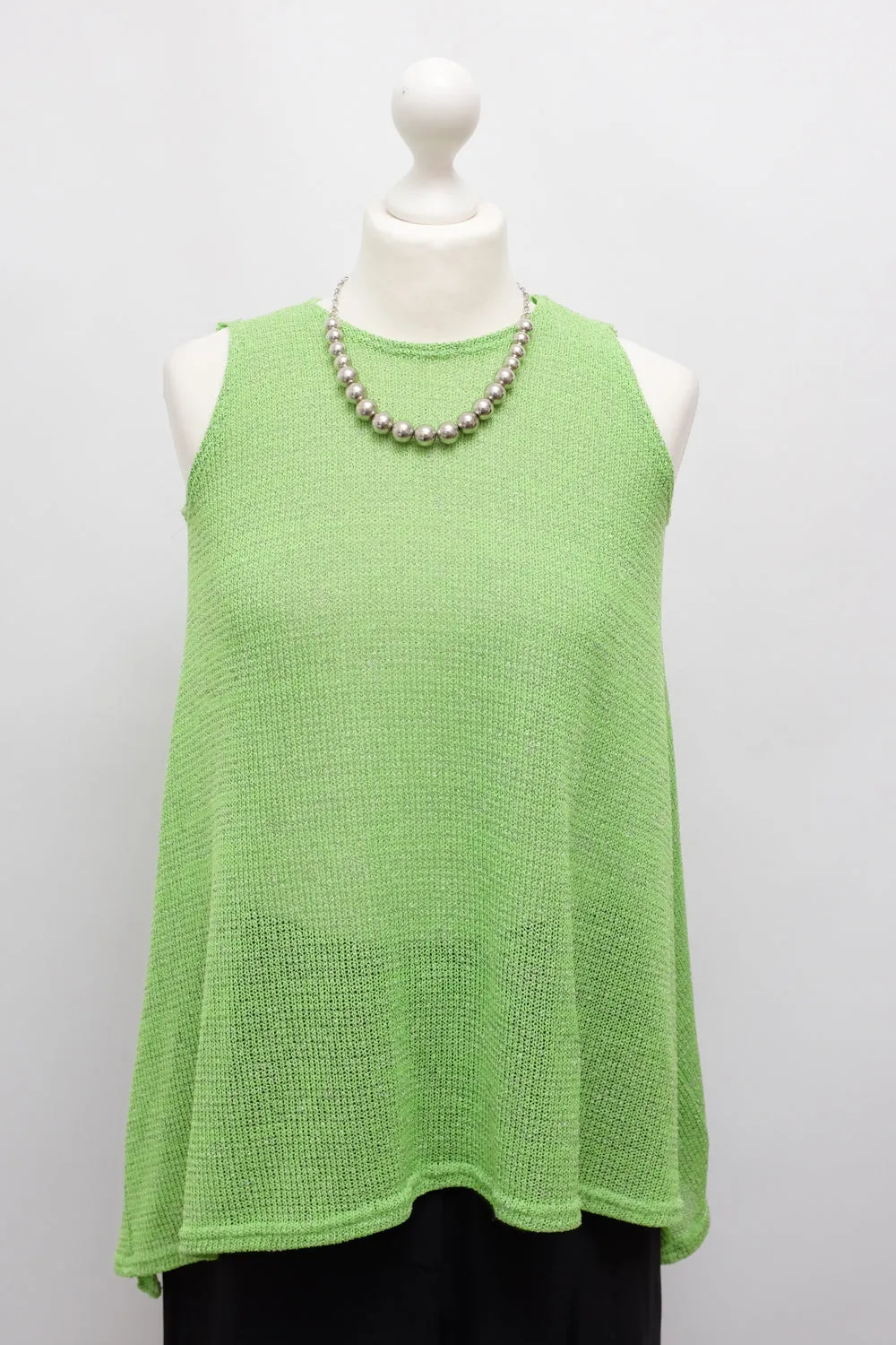 LAYER KNIT ASYMMETRICAL VISCOSE TOP