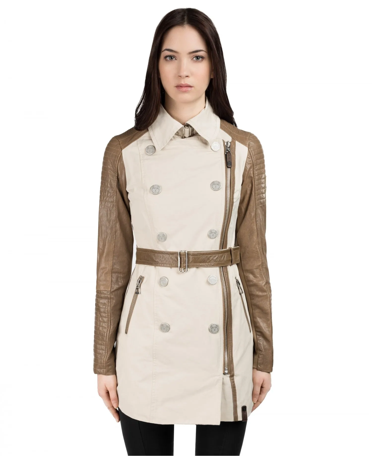 Marjorie Asymmetrical Trench Coat