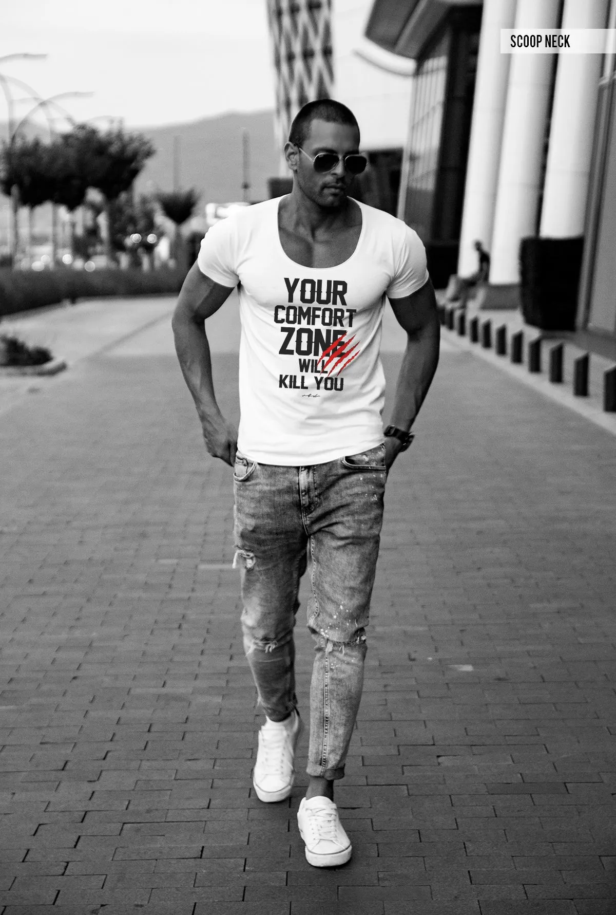 Men's T-shirt "Your Comfort Zone Will Kill You" MD979