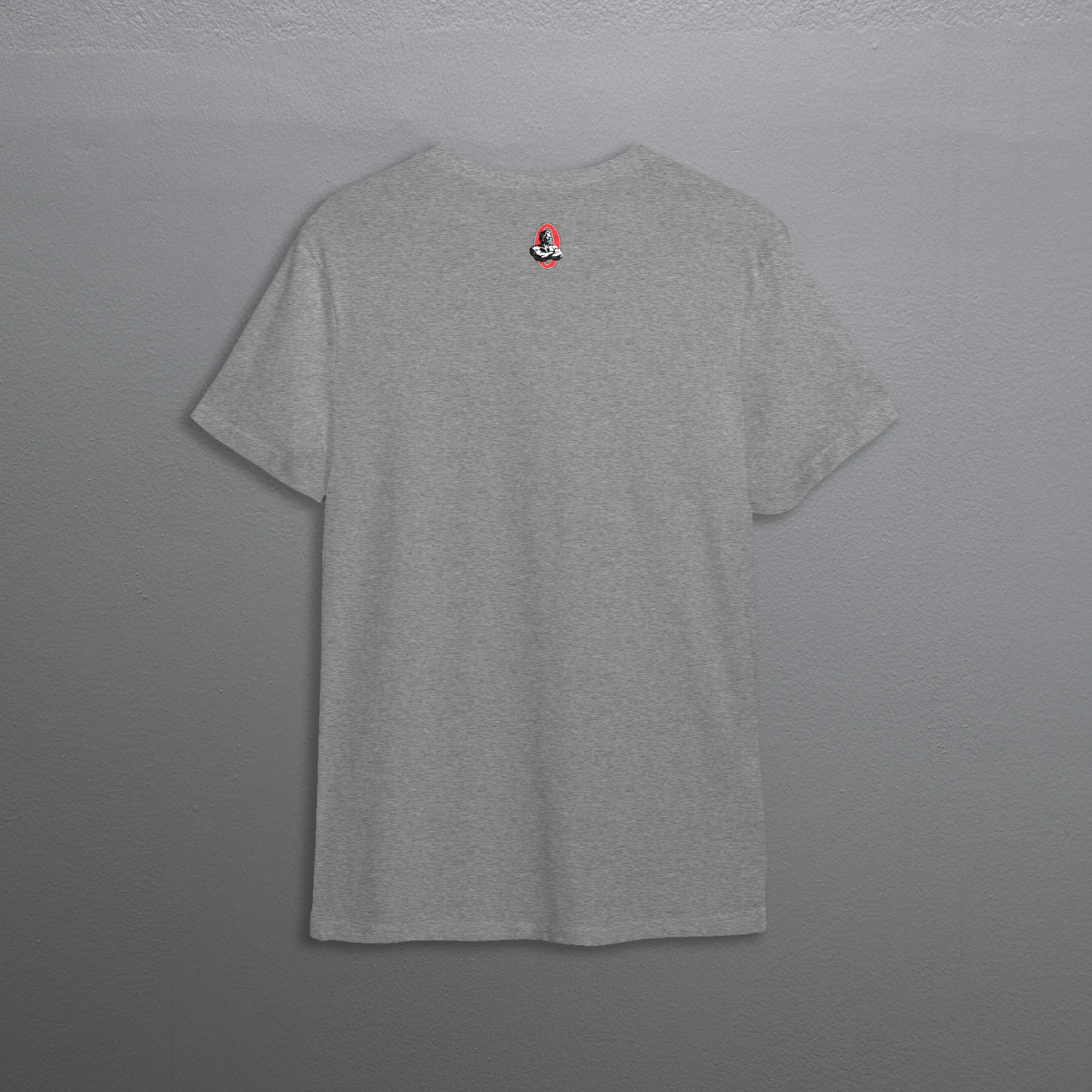 Olympia Classic Basic Activewear Oversized T-shirt - Heather Gray