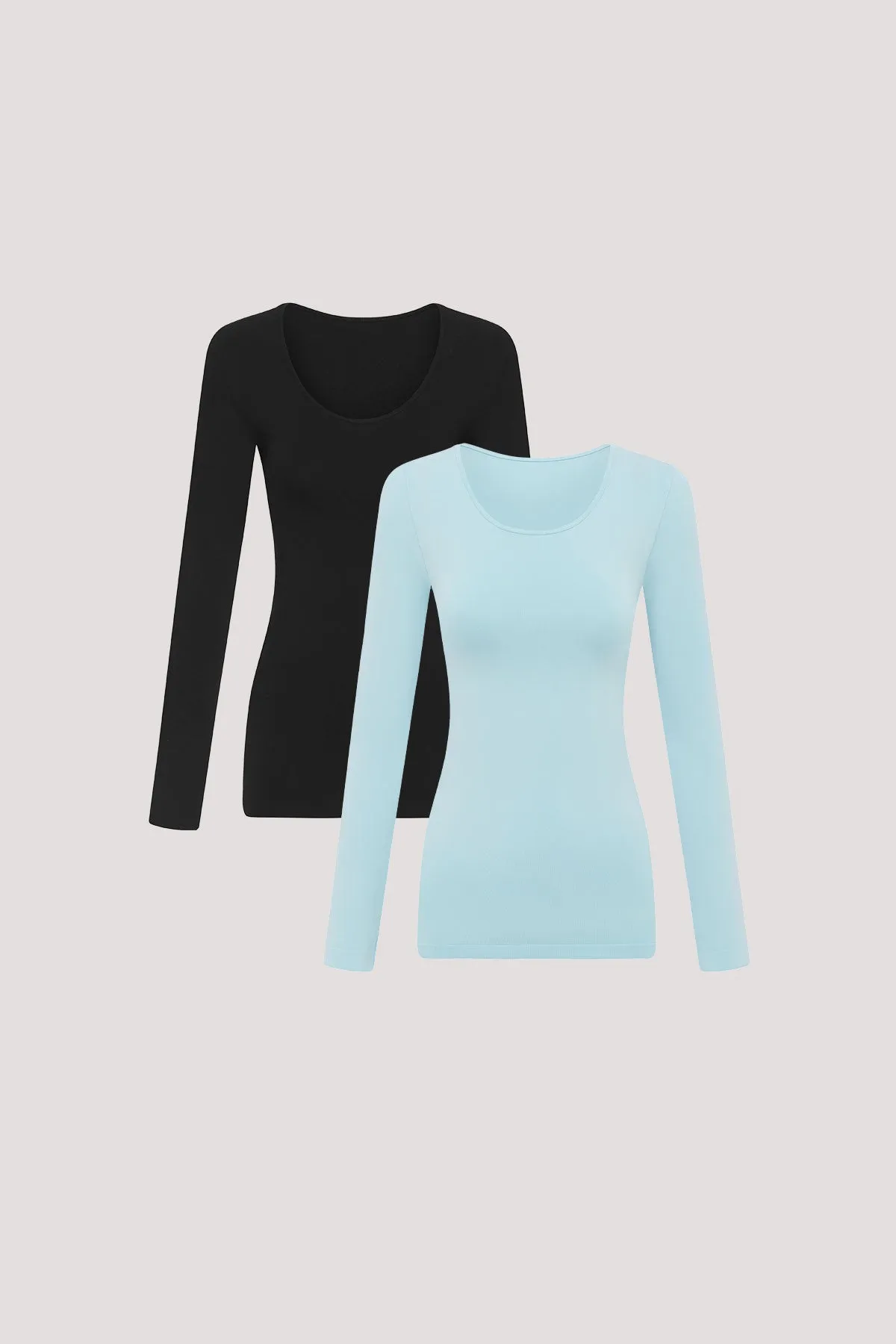 Pure Comfort Modal Long Sleeve Top 2pk