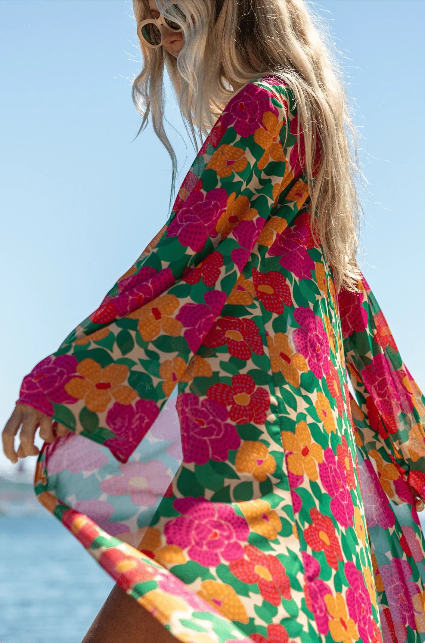 Salty Wrap Dress and Duster in Cuba