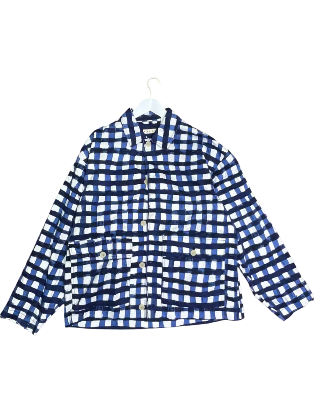 Size L - Uniqlo x Marni Oversized Check Utility Jacket