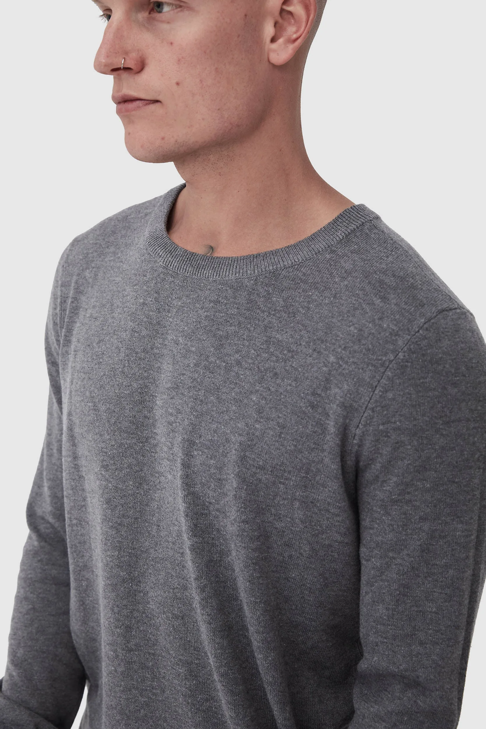 STRIDER KNIT - GREY MELANGE