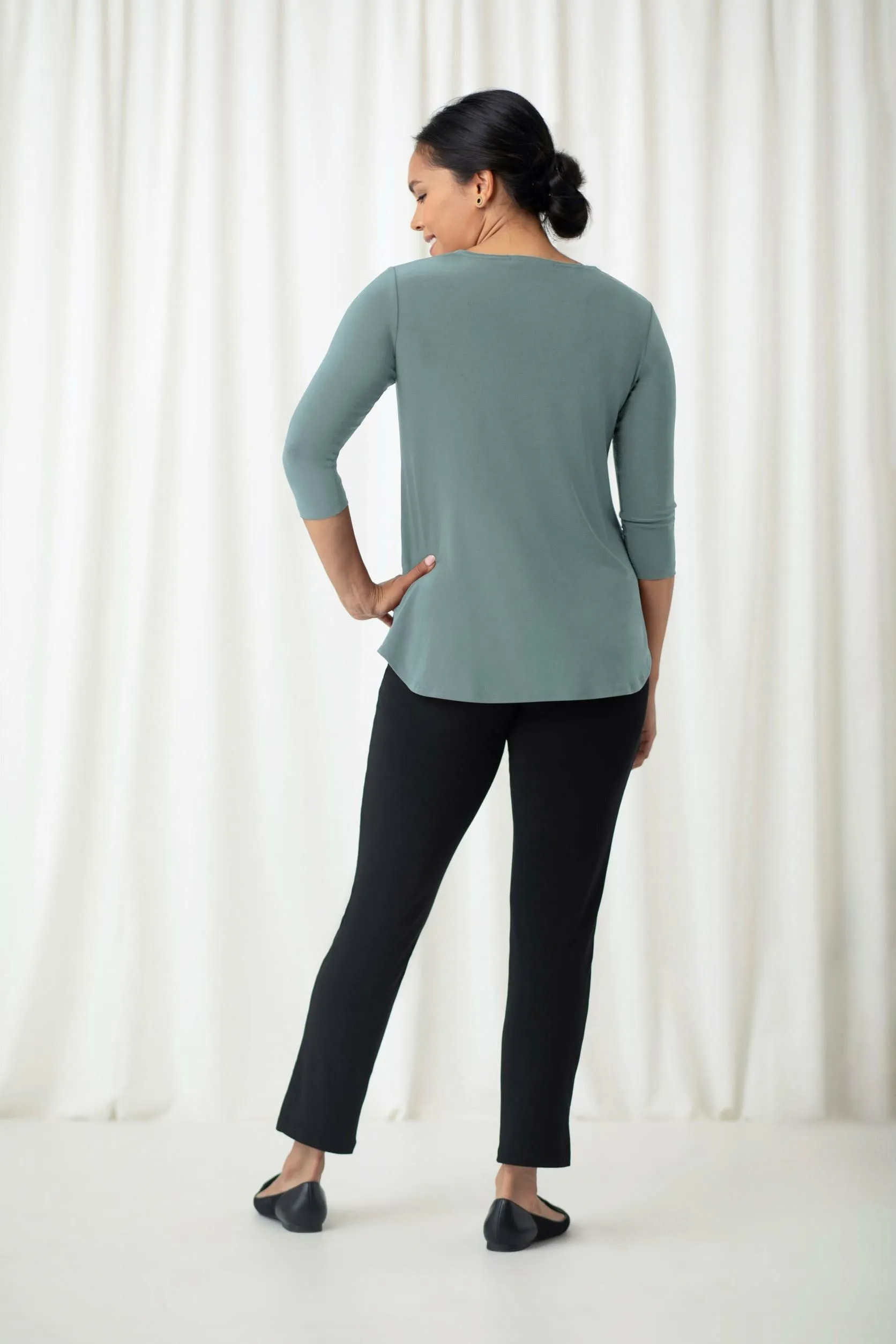 Sympli Go To Classic Relax 3/4 Sleeve T - Style 22110R-2