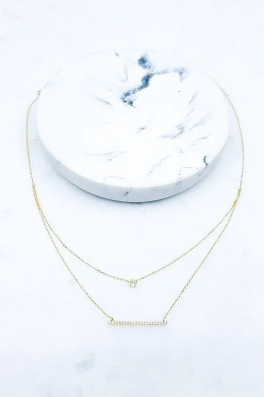 The Clara Bar Necklace